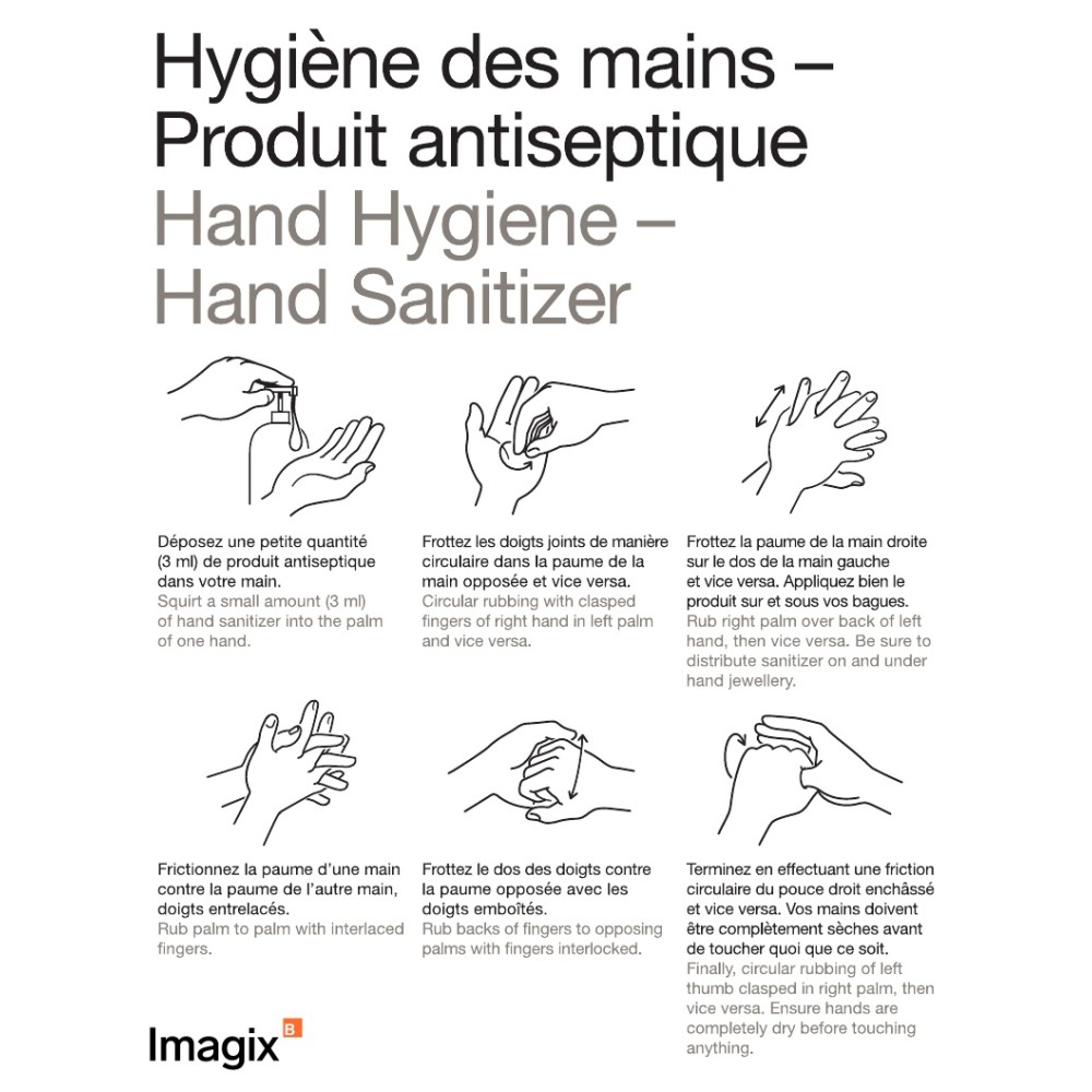 Affiche Produit antiseptique Imagix