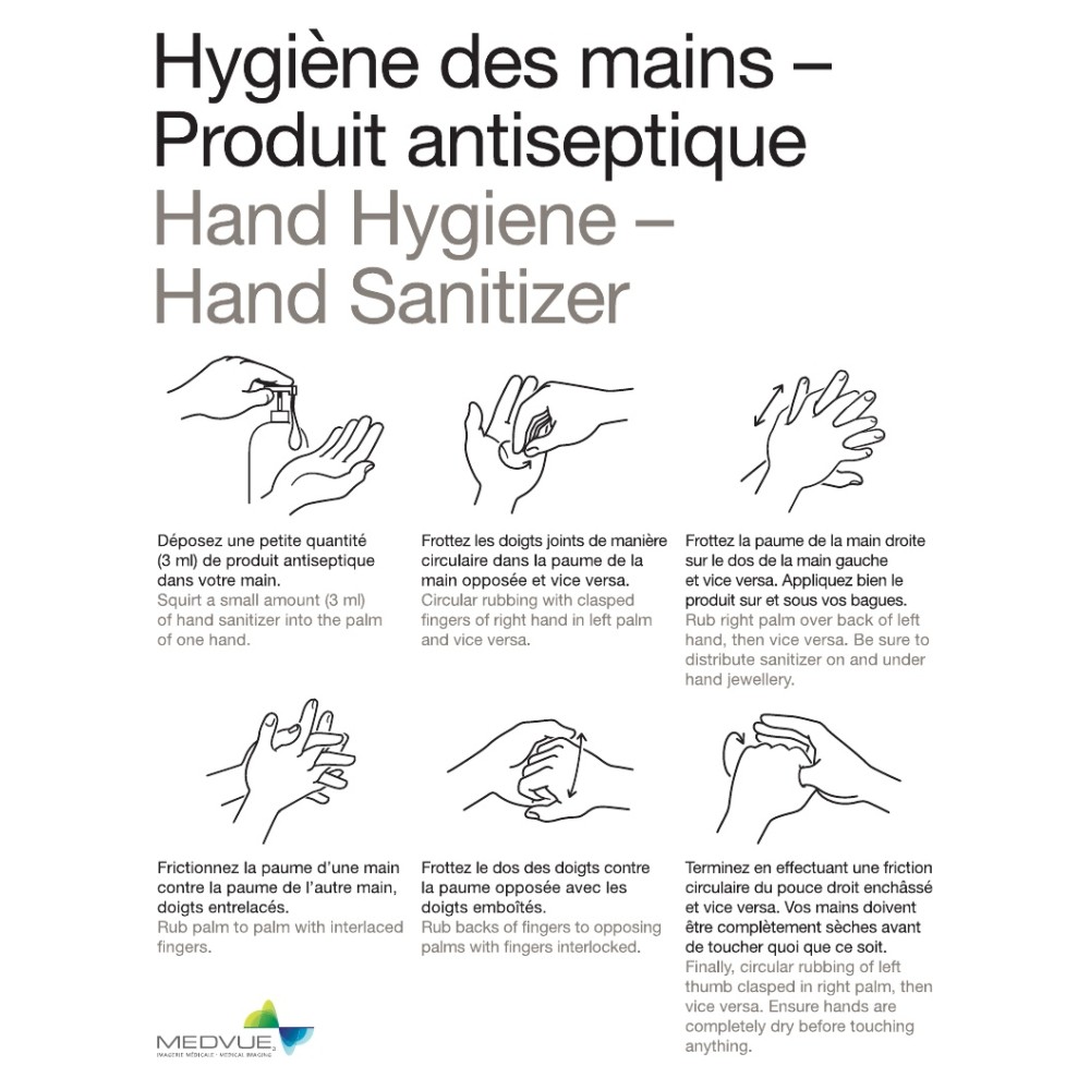 Affiche Produit antiseptique Medvue