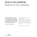 Affiche responsabilité pertes et vol patients Medvue