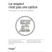 Affiche Respect employé Imagix 5.5x8.5