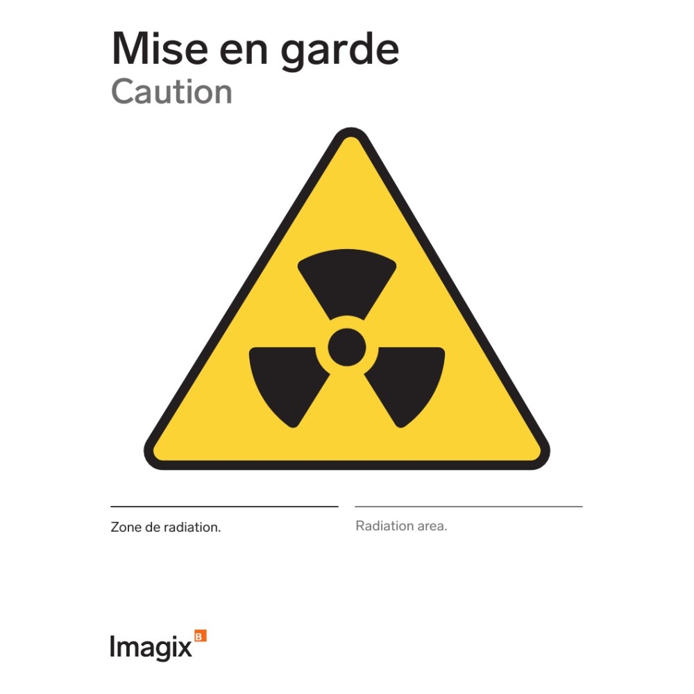 Affiche Zone de radiation