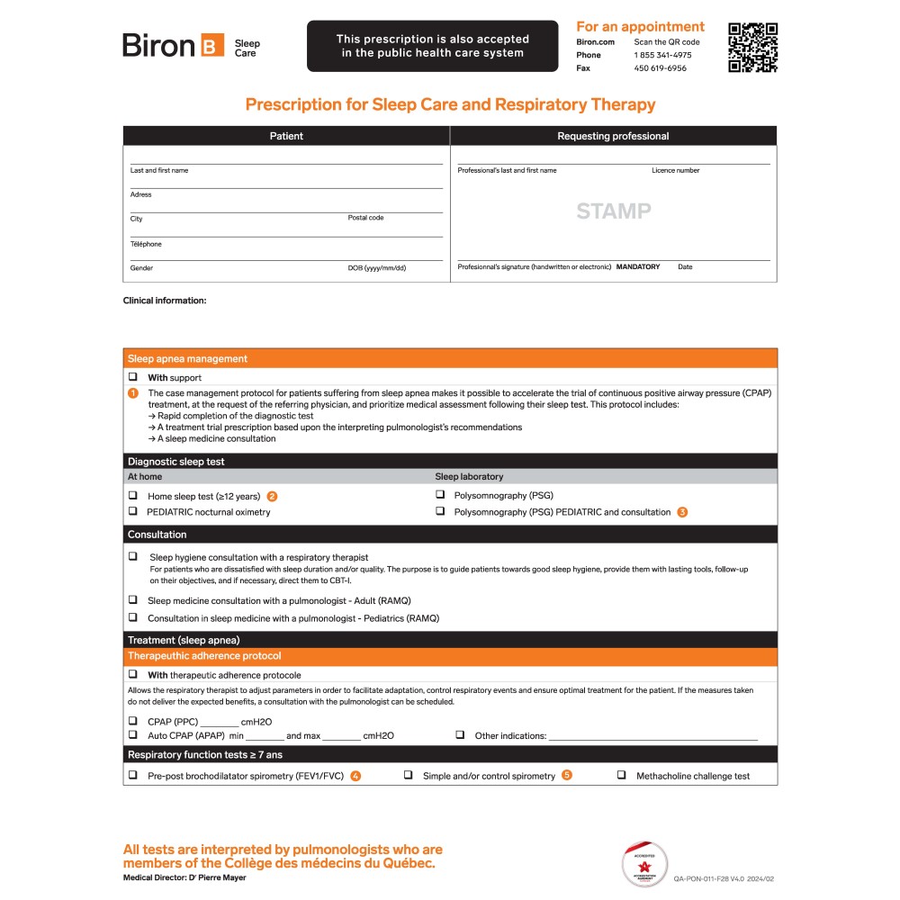 Ordonnance BSS Générale Anglaise (Pad de 50 feuilles)